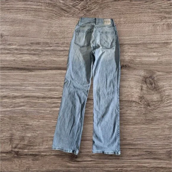 Hollister Ultra High Rise Dad Jean Baggy Size 0R 24/31 - Picture 2 of 7